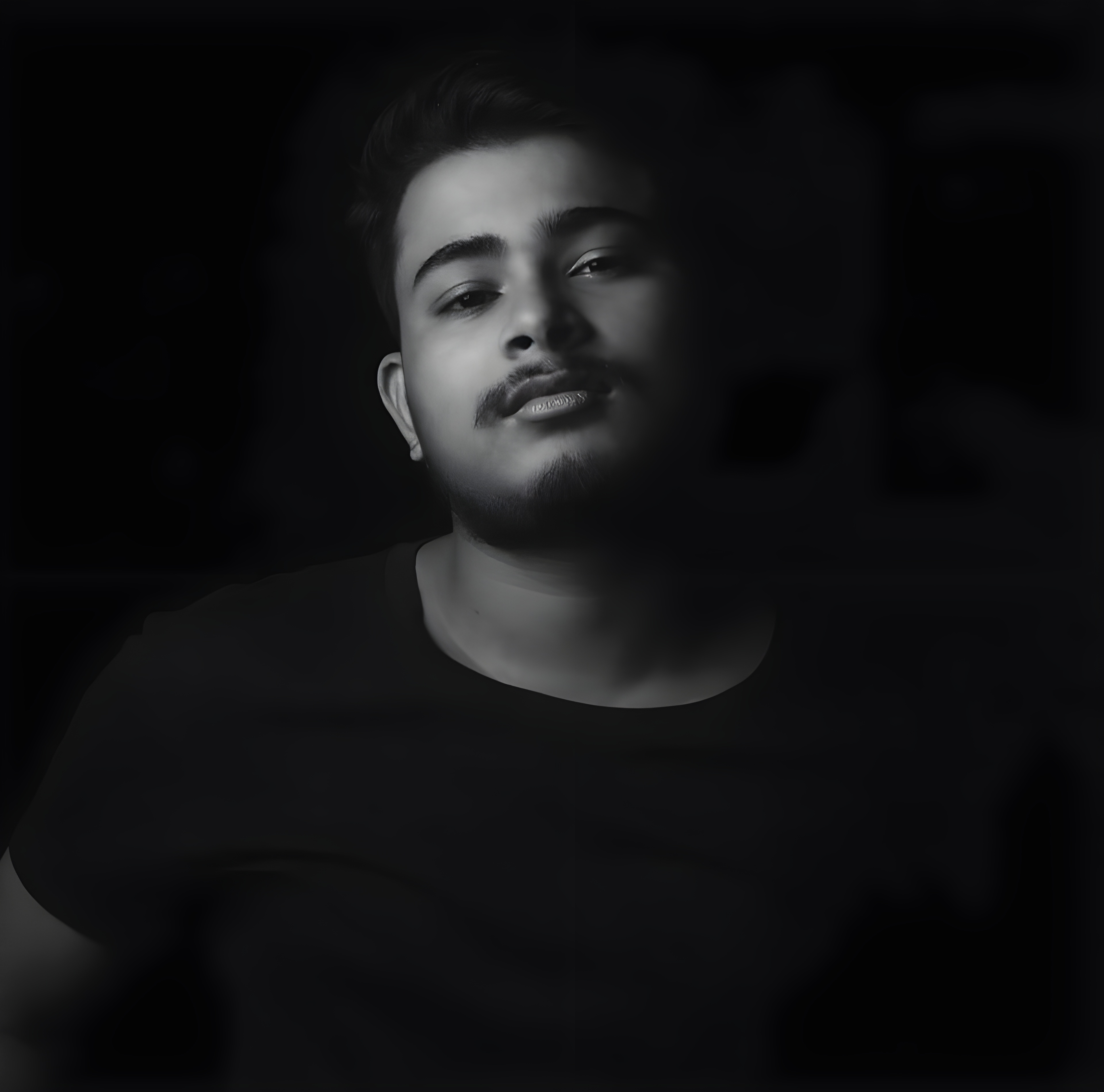 Professional video editing workspace